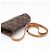 Borsa a tracolla Louis Vuitton Monogram Pochette Florentine Marrone Beige Monogramma - vista 9