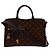 Borsa Louis Vuitton Monogram Popincourt PM Marrone Beige Blu navy Monogramma