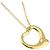 Collana a cuore in oro giallo 18K di Tiffany & Co. - vista 3