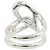 Hermès Hermes Chaine d'Ancre Punk Ring Silber - Ansicht 3
