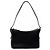Borsa a spalla singola Burberry Nova Check nera Nero