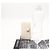 Loewe Pebble Grain Calf Anagram Key Case Beige - view 3
