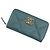 Chanel Long Wallet aus dunkelgrünem Leder