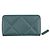 Chanel Long Wallet aus dunkelgrünem Leder - Ansicht 3