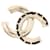 Spilla Chanel con il logo Coco Nero D'oro - vista 3