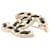 Spilla Chanel oro con strass e pelle D'oro - vista 2