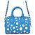 Louis Vuitton Monogram Empreinte LV x YK Speedy Bandoulière 20 Handtasche Weiß Blau
