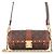 Bolso de hombro baúl Louis Vuitton Monogram Papillon Castaño