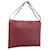 Céline Celine Fortune Cookie Convertible Leather Bordò