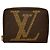 Monedero Monogram Louis Vuitton Castaño Monograma
