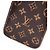 Borsa Louis Vuitton Monogram Giant OnTheGo PM Marrone - vista 5