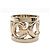 Anel de lenço Gucci Logo em ouro rosa Dourado - vista 3