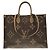 Borsa Louis Vuitton Monogram Giant OnTheGo GM Marrone