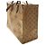 Borsa Louis Vuitton Monogram Giant OnTheGo GM Marrone - vista 7