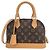 Borsa Louis Vuitton Monogram Alma BB Marrone
