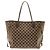 Borsa Louis Vuitton Damier Neverfull MM Marrone
