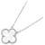 Collier Vintage Alhambra Van Cleef & Arpels en nacre Argenté Blanc  - vue 1