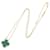 Van Cleef & Arpels Vintage Alhambra Malachite Necklace Golden Green  - view 2