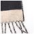 Hermès Sciarpa in cashmere Love Story Hermes Nero Beige - vista 7