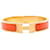 Bracciale Hermès Clic Clac PM D'oro Arancione  - vista 1