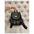 Zaino Salvatore Ferragamo in pelle con borchie Gancini Nero - vista 3