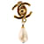 Chanel CC Dangle Clip-On Metal D'oro - vista 2