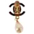 Chanel CC Dangle Clip-On Metal D'oro - vista 3