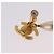 Chanel CC Dangle Clip-On Metal D'oro - vista 4