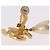 Chanel CC Dangle Clip-On Metal D'oro - vista 5