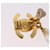 Chanel CC Dangle Clip-On Metal D'oro - vista 6