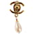 Chanel CC Dangle Clip-On Metal D'oro - vista 7