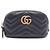 Pochette trapuntata Gucci GG Marmont Nero