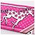 Hermès Hermes Twilly Cheval de Coeur Bandana Scarf Rosa Bianco - vista 6