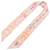 Hermès Sciarpa Hermes Twilly Do Re Boucles Rosa Multicolore - vista 2