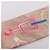 Hermès Sciarpa Hermes Twilly Do Re Boucles Rosa Multicolore - vista 6