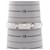 Hermès Bracciale Hermes Mini Click Kelly PM Argento Bianco  - vista 5