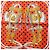 Hermès Hermes Petit Carré 45 Brides de Gala Love Sciarpa Bianco Multicolore Arancione - vista 5