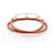 Hermès Bracciale Hermes Roulis Double Tour Marrone Argento  - vista 2
