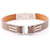 Hermès Hermes Rivale Mini Etoupe Charm-Armband Braun Silber  - Ansicht 2