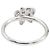 Cartier Caresse d'Orchidée Diamantring Silber - Ansicht 3