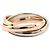 Anello Trinity di Cartier in oro 18K Argento D'oro