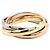 Anello Trinity di Cartier in oro 18K Argento D'oro - vista 2