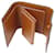 Triomphe Céline Celine Brown Leather Bi-Fold Wallet  - vista 6