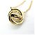 Collana Tiffany & Co. Twist Circle Pearl Bianco D'oro - vista 5