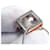 Hermès Hermes Cage d'H H Cube Necklace Silvery Orange  - view 10