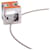 Hermès Hermes Cage d'H H Cube Necklace Silvery Orange  - view 3