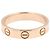 Anello Mini Love di Cartier in oro rosa 18K D'oro - vista 2