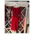 Dior Rotes Strickkleid mit Tüllrock - Ansicht 7
