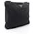 Saffiano Borsa a tracolla con logo Triangle Prada Nero  - vista 2