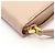 Cartera redonda con cremallera de cuero Saffiano rosa de Prada / Monedero - vista 5